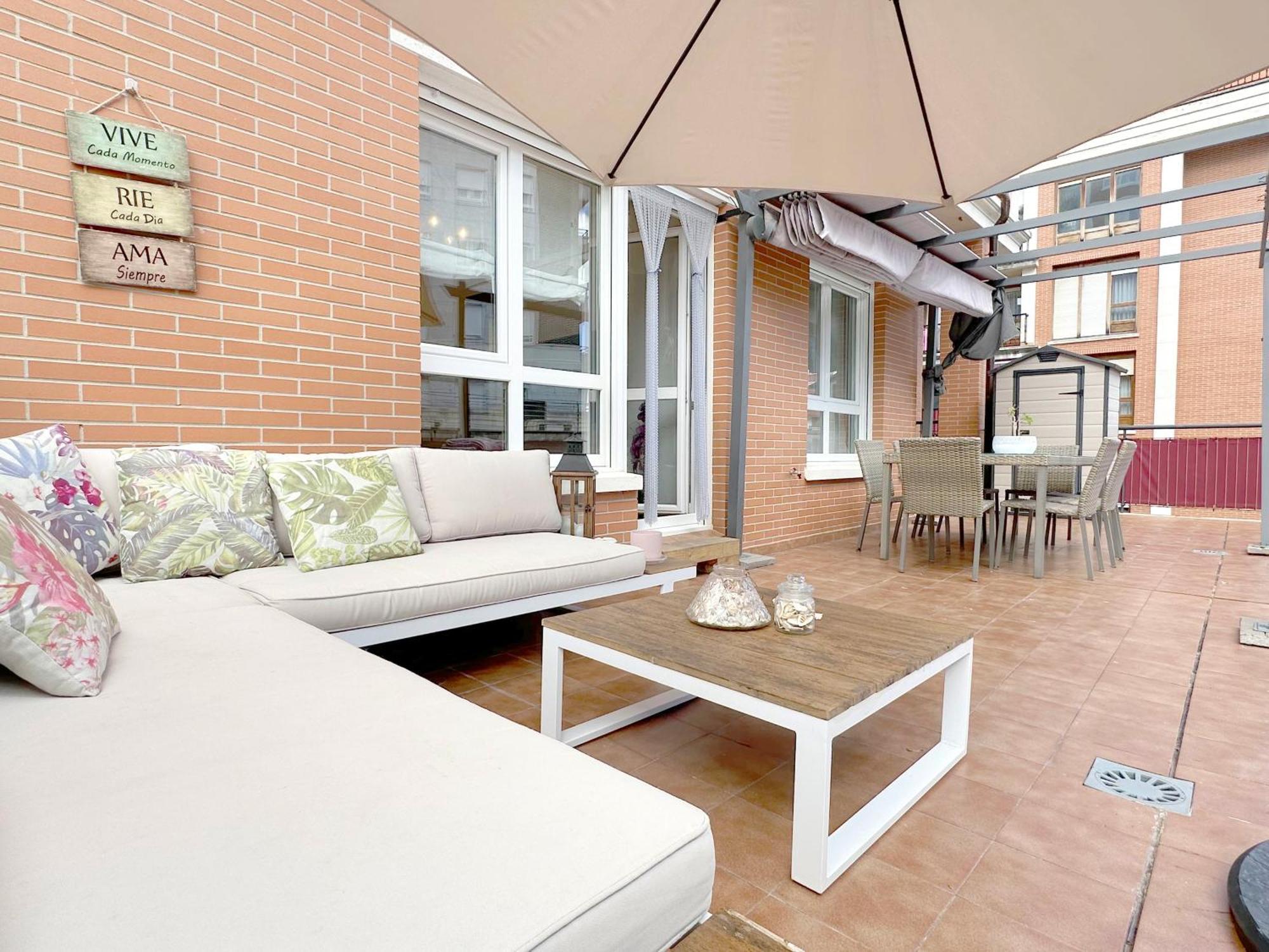Apartamento Con Gran Terraza En El Centro Apartman Castro Urdiales Kültér fotó
